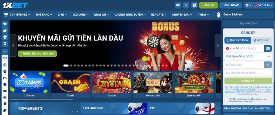 1xbet